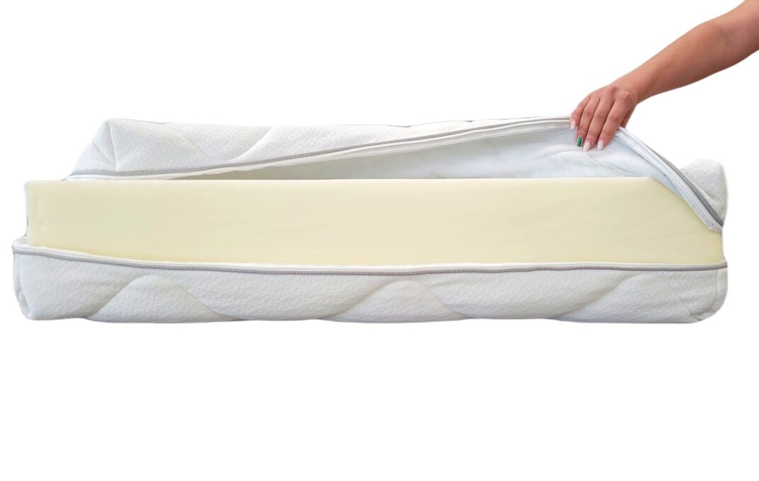 Husa saltea 100x190x18, matlasata, lavabila, detasabila, cu fermoar 4 laturi