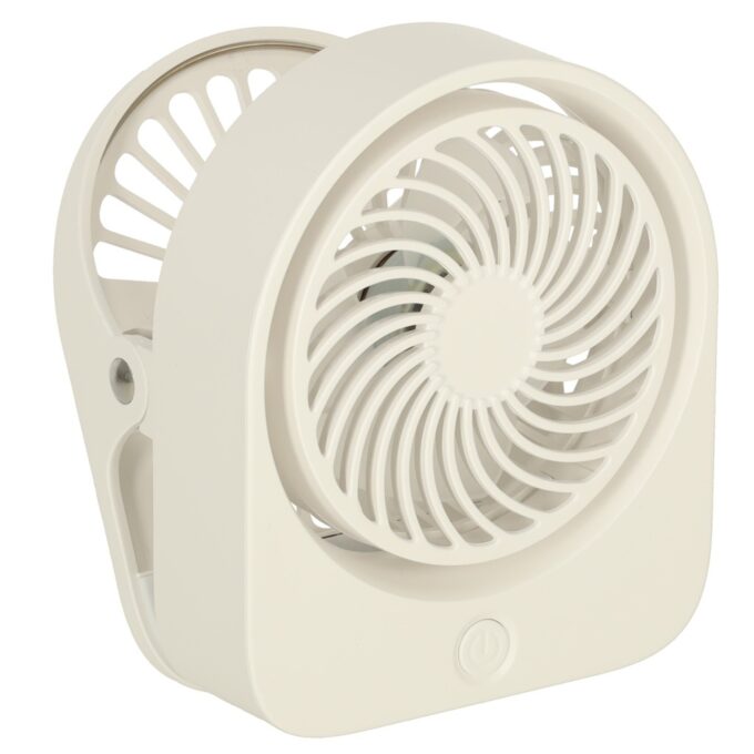 Mini ventilator de birou cu cleme usb 11,5cm alb 1 Mini ventilator de birou cu cleme usb 11,5cm alb