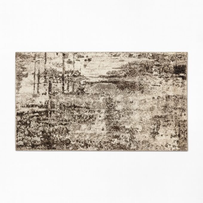 Covor Modern, Elegant, 300x400cm, gros si pufos, SHINNY V3, Maro/Gri/Alb