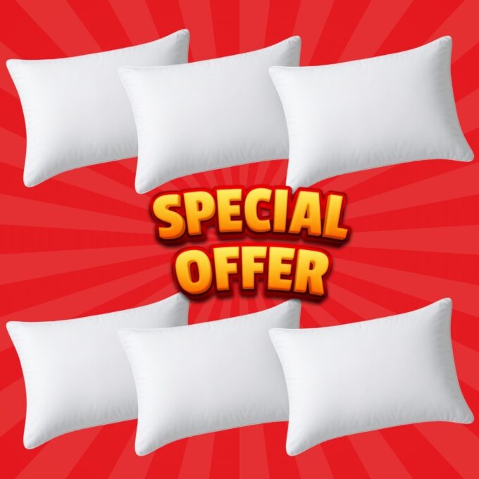 SUPER OFERTA Set 6 perne dreptunghiulare 50x70cm Emboss, Fabricate in Romania