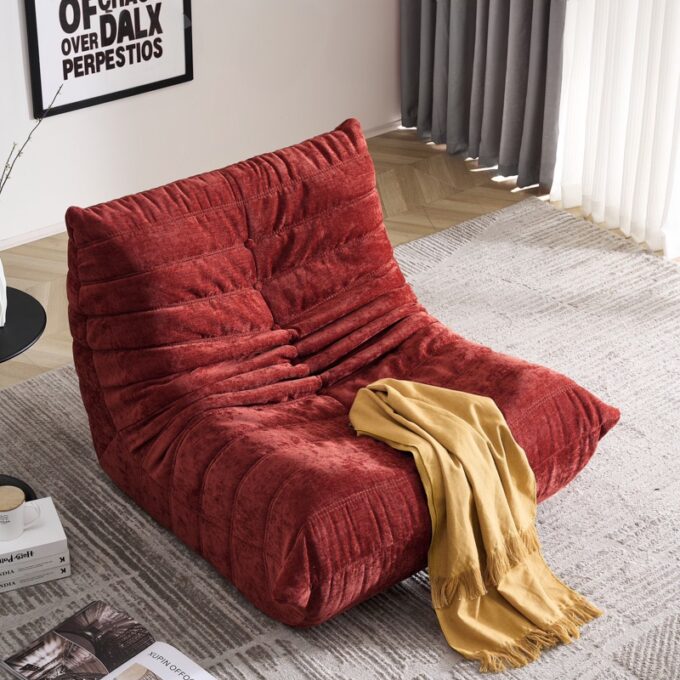 Fotoliu cu Sustinere Ergonomica Nobile HD Foam, Catifea, Bordo