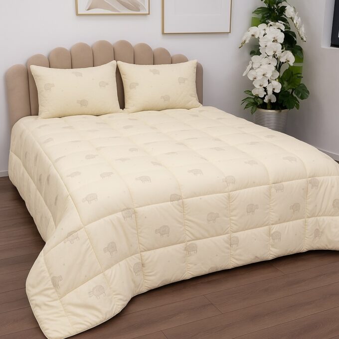 Pilota cu LANA Naturala Wooltex, PREMIUM, 180x200cm, Fabricata in Romania