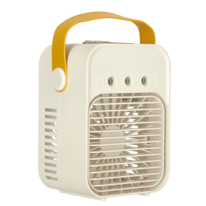 Ventilator de birou cu umidificator si aer conditionat usb alb