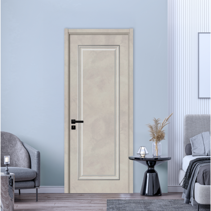 Usa interior din MDF  KM 460  reversibila  toc inclus  cement grey  60 x 200 cm