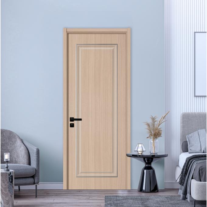 Usa interior din MDF  KM 460  reversibila  toc inclus  stejar auriu  60 x 200 cm