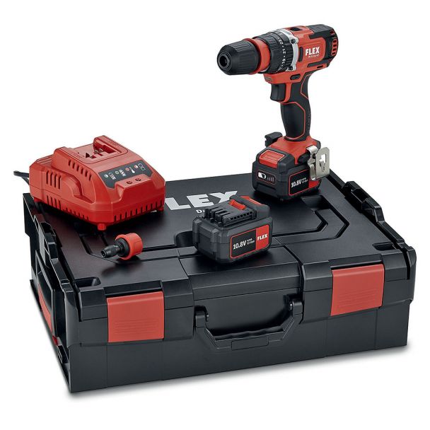Masina de gaurit si insurubat cu percutie, cu acumulatori Flex PD 2G 10.8-EC/6.0 SET, 10.8V/6Ah, cuplu maxim 58 Nm, 2 acumulatori, incarcator, valiza de transport 1 Masina de gaurit si insurubat cu percutie, cu acumulatori Flex PD 2G 10.8-EC/6.0 SET, 10.8V/6Ah, cuplu maxim 58 Nm, 2 acumulatori, incarcator, valiza de transport