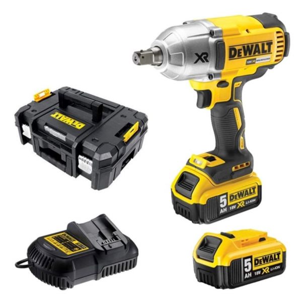 Masina de insurubat cu impact Dewalt DCF900P2T, patrat 1/2"", max 1355 Nm, cu 2 acumulatori 18V XR /5.0 Ah si incarcator in valiza TSTAK 1 Masina de insurubat cu impact Dewalt DCF900P2T, patrat 1/2"", max 1355 Nm, cu 2 acumulatori 18V XR /5.0 Ah si incarcator in valiza TSTAK