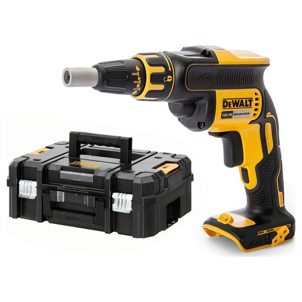 Masina de insurubat pentru gips-carton, compatibila cu acumulatori Dewalt DCF620NT, 18V, valiza de transport 1 Masina de insurubat pentru gips-carton, compatibila cu acumulatori Dewalt DCF620NT, 18V, valiza de transport