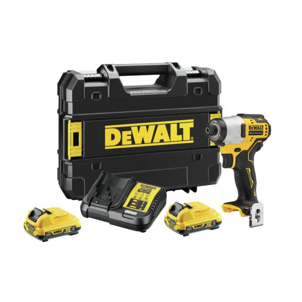 Masina insurubat cu impact sub compacta DeWalt DCF801D2, 1/4"", Li-Ion 12V, 2 x 2Ah 1 Masina insurubat cu impact sub compacta DeWalt DCF801D2, 1/4"", Li-Ion 12V, 2 x 2Ah