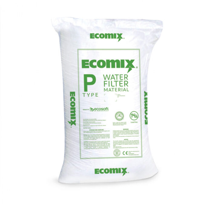 Mediu filtrant Ecomix P pentru eliminare duritate , fier , mangan si materii organice