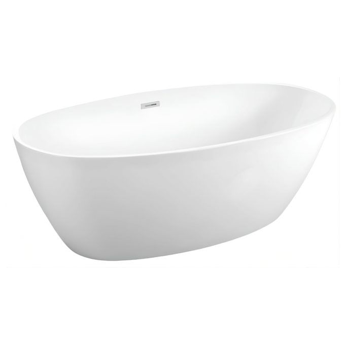 Cada baie freestanding Bella* BSM-220  acril  170 x 80 x 58 cm  alb
