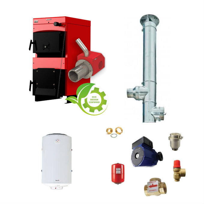 Pachet Centrala mixta combustibil solid si peleti Burnit NWB MAX 55 kW si Arzator pe peleti Pell Eco 35 kW, boiler Fornello 100 l, pompa 25-60, vas expansiune, supapa, aerisitor, termostat de contact, vana 3 cai, cos inox diametru 200 mm dublu perete 1 Pachet Centrala mixta combustibil solid si peleti Burnit NWB MAX 55 kW si Arzator pe peleti Pell Eco 35 kW, boiler Fornello 100 l, pompa 25-60, vas expansiune, supapa, aerisitor, termostat de contact, vana 3 cai, cos inox diametru 200 mm dublu perete