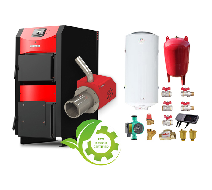 Pachet Centrala mixta combustibil solid si peleti Burnit NWB PRIME 50 kW si Arzator pe peleti Pell Eco 35 kW,ventilator, automatizare, serpentina racire, flansa arzator, pompa circulatie 25-60, vas expansiune 50 l, boiler termoelectric Fornello 120 l 1 Pachet Centrala mixta combustibil solid si peleti Burnit NWB PRIME 50 kW si Arzator pe peleti Pell Eco 35 kW,ventilator, automatizare, serpentina racire, flansa arzator, pompa circulatie 25-60, vas expansiune 50 l, boiler termoelectric Fornello 120 l