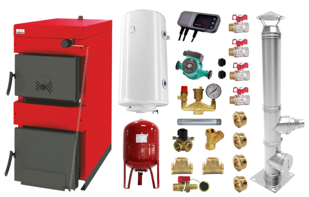 Pachet Centrala pe combustibil solid Sunsystem Burnit NWB 45 kW, cos inox, boiler termoelectric, vas expansiune, pompa circulare, controller pompa, fitinguri montaj 1 Pachet Centrala pe combustibil solid Sunsystem Burnit NWB 45 kW, cos inox, boiler termoelectric, vas expansiune, pompa circulare, controller pompa, fitinguri montaj
