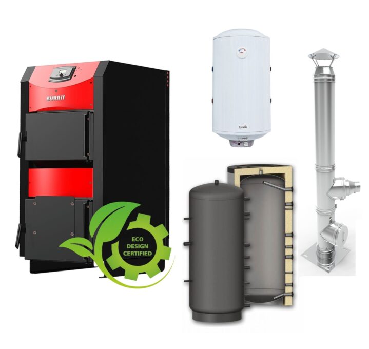 Pachet Centrala pe combustibil solid Sunsystem Burnit NWB PRIME 50 kW, Puffer P 1000l, Cos inox 6 ml 200 mm, Boiler Termoelectric Fornello 100l 1 Pachet Centrala pe combustibil solid Sunsystem Burnit NWB PRIME 50 kW, Puffer P 1000l, Cos inox 6 ml 200 mm, Boiler Termoelectric Fornello 100l