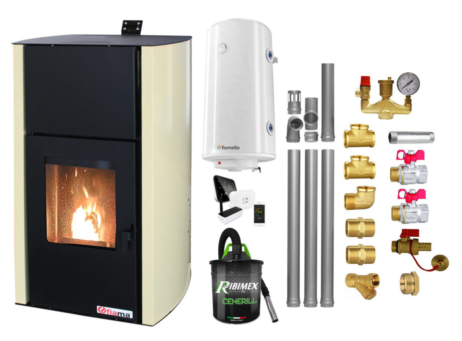 Pachet control de la distanta, Termosemineu pe peleti Fornello Fiama Confort 25 kw, complet echipat pentru incalzire, Pompa, Vas expansiune, Automatizare, Boiler 100 litri, Termostat Salus IT 500, Aspirator, Kit evacuare 3.5 ml si Fitinguri montaj 1 Pachet control de la distanta, Termosemineu pe peleti Fornello Fiama Confort 25 kw, complet echipat pentru incalzire, Pompa, Vas expansiune, Automatizare, Boiler 100 litri, Termostat Salus IT 500, Aspirator, Kit evacuare 3.5 ml si Fitinguri montaj