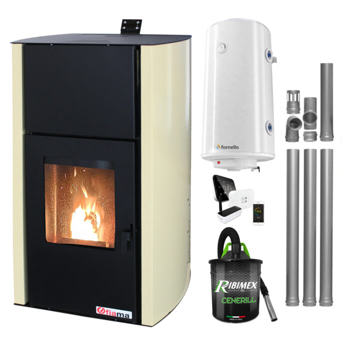 Pachet control de la distanta, Termosemineu pe peleti Fornello Fiama Confort 12 kw, complet echipat pentru incalzire, Pompa, Vas expansiune, Automatizare, Boiler 100 litri, Termostat Salus IT 500, Aspirator Cenusa si Kit evacuare 3.5 ml 1 Pachet control de la distanta, Termosemineu pe peleti Fornello Fiama Confort 12 kw, complet echipat pentru incalzire, Pompa, Vas expansiune, Automatizare, Boiler 100 litri, Termostat Salus IT 500, Aspirator Cenusa si Kit evacuare 3.5 ml