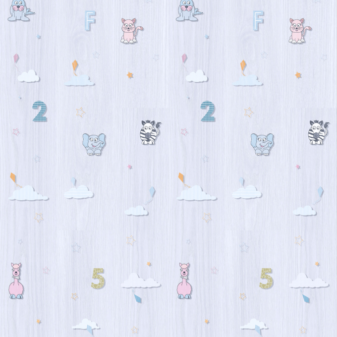 Parchet laminat VarioClic Kids Zoo 8 mm clasa 32 AC4 multicolor 1 Parchet laminat VarioClic Kids Zoo 8 mm clasa 32 AC4 multicolor
