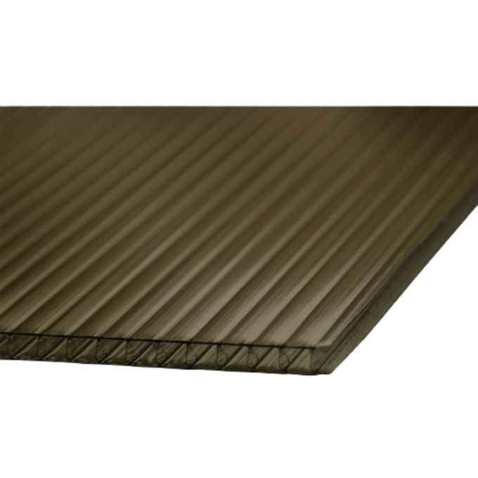 Policarbonat bronze dark UV  4 mm  2.1 x 6 m