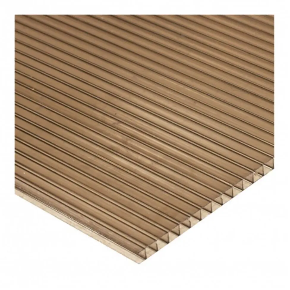 Policarbonat bronze medium UV  6 mm  2.1 x 6 m