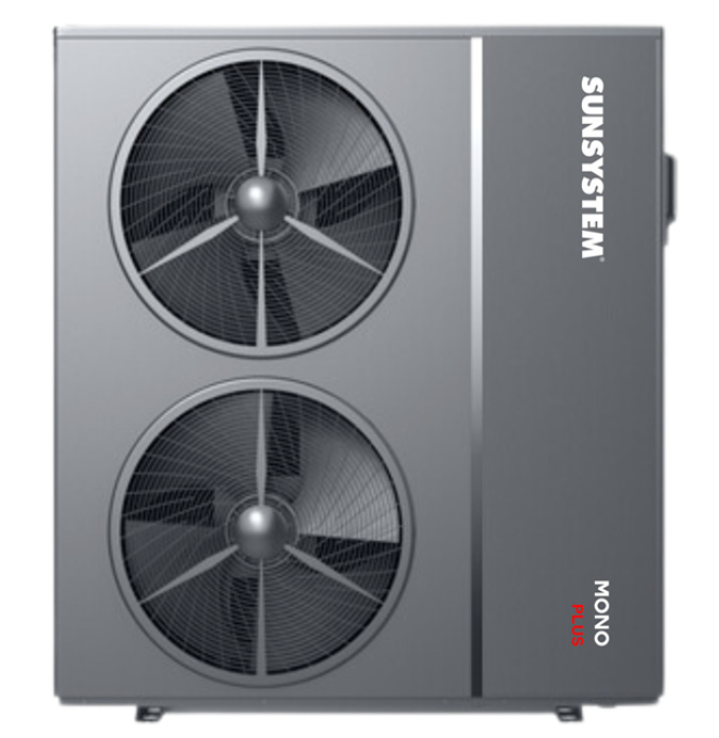 Pompa de caldura Aer-Apa pentru incalzire si racire, Sunsystem Mono Plus 230-3PH, Monobloc 23 kW, Inverter R32 ERP A+++, compresor Mitsubishi, Trifazata, Control Wi-Fi 1 Pompa de caldura Aer-Apa pentru incalzire si racire, Sunsystem Mono Plus 230-3PH, Monobloc 23 kW, Inverter R32 ERP A+++, compresor Mitsubishi, Trifazata, Control Wi-Fi
