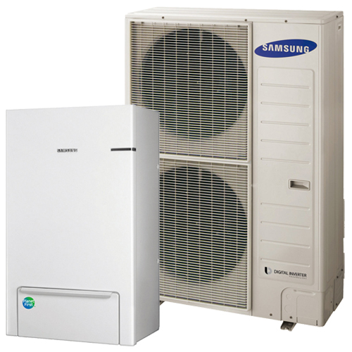 Pompa de caldura aer-apa Samsung 12 kW pentru incalzire si racire, split, trifazata, R410, clasa energetica A+++ 1 Pompa de caldura aer-apa Samsung 12 kW pentru incalzire si racire, split, trifazata, R410, clasa energetica A+++