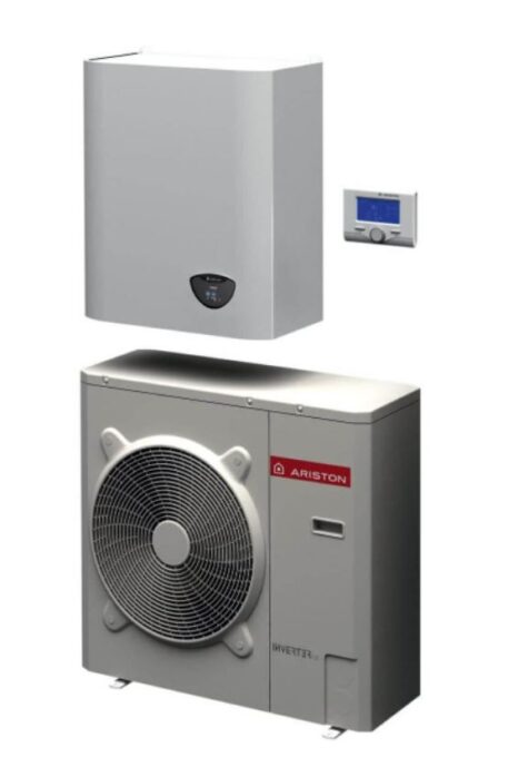 Pompa de Caldura Aer-Apa Inverter Split Ariston Nimbus Plus 50 S NET, 5 kW, A+++, Incalzire si Racire, unitate externa cu schimbator Inox, compresor dublu rotativ, MONOFAZAT 1 Pompa de Caldura Aer-Apa Inverter Split Ariston Nimbus Plus 50 S NET, 5 kW, A+++, Incalzire si Racire, unitate externa cu schimbator Inox, compresor dublu rotativ, MONOFAZAT