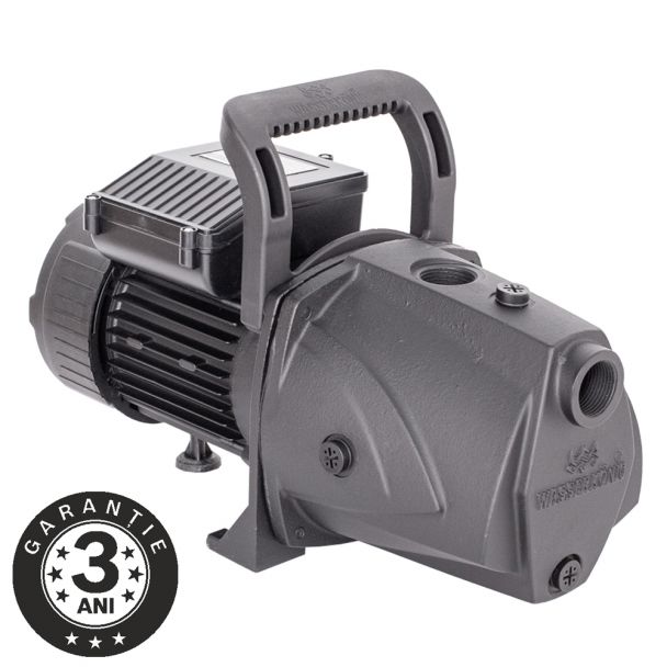 Pompa de gradina autoamorsanta Wasserkonig LMG4.1-43, fonta, putere 900 W, debit 4080 l/h, inaltime refulare 43 m 1 Pompa de gradina autoamorsanta Wasserkonig LMG4.1-43, fonta, putere 900 W, debit 4080 l/h, inaltime refulare 43 m
