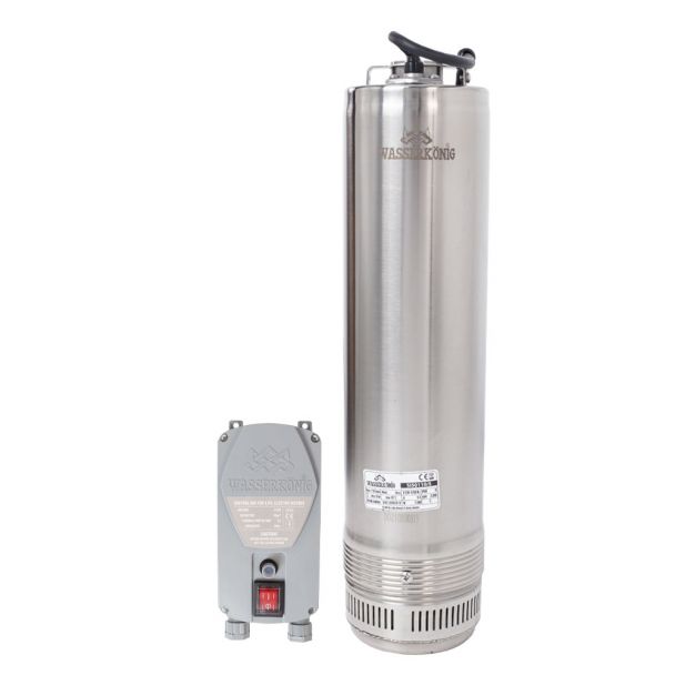 Pompa submersibila centrifugala multietajata Wasserkonig SI50110/5, diametru 5"", 1200 W, debit 6600 l/h, inaltime refulare 50 m