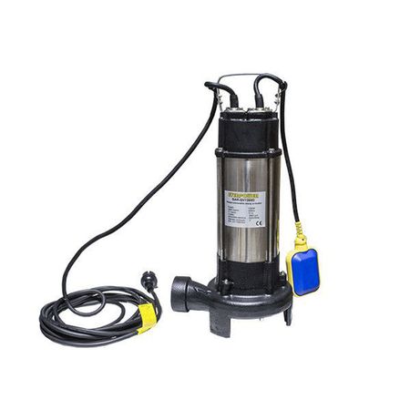 Pompa submersibila cu plutitor si tocator pentru drenaj BAR-QV1300D, 1300 W, 300 l/min