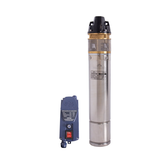 Pompa submersibila periferica Wasserkonig SI10052, diametru 4"", putere 1450 W, debit 3100 l/h, inaltime refulare 100 m