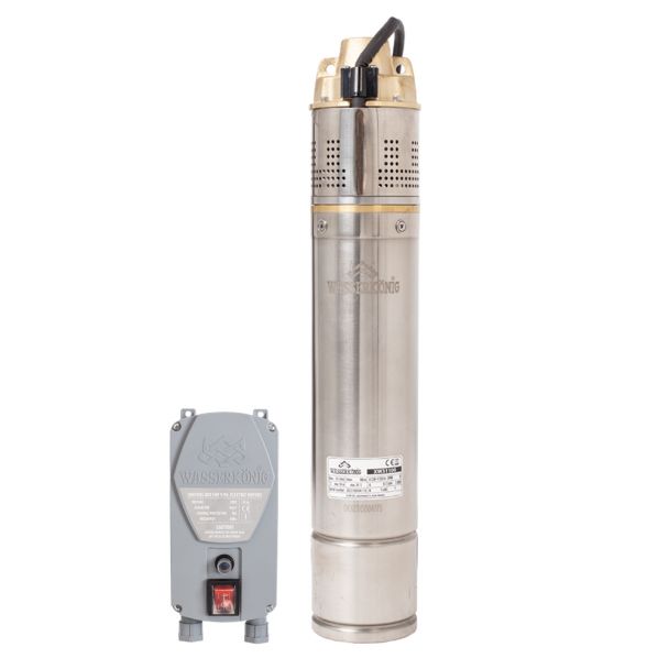 Pompa submersibila periferica Wasserkonig XW31100, diametru 4"", 1400 W, debit 3090 l/h, inaltime refulare maxim 100 m