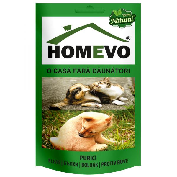 Pulbere Naturala anti purici 50G Homevo