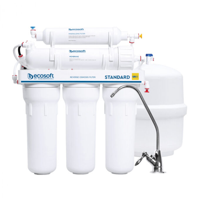 Purificator apa cu osmoza inversa Ecosoft cu mineralizare in 5 trepte