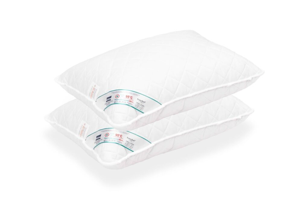 Set 2 Perne Medicinale Hipoalergenice Somnart 50x70cm, HypoallergenicMed, lavabile la 95 grade