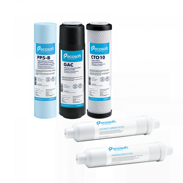 Set 5 filtre de schimb Osmoza Inversa Ecosoft Advance ECO5ADV
