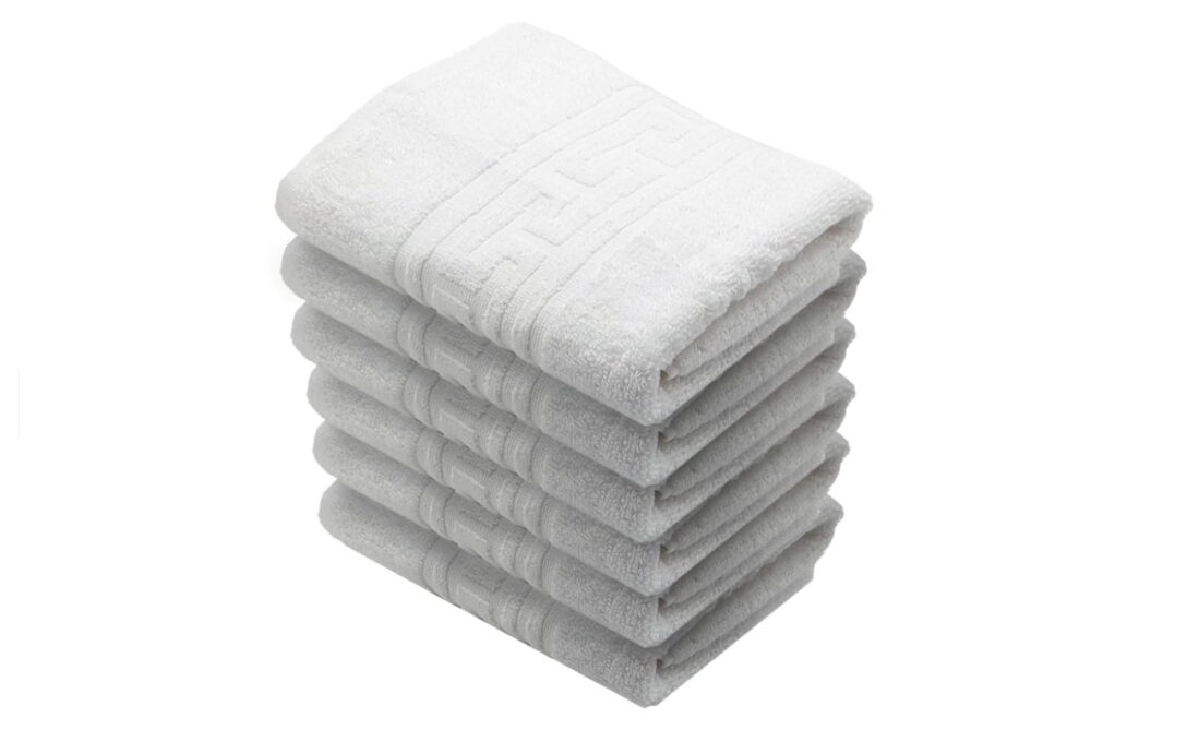 Set 6 prosoape fata Hotel Royal Line Somnart, 50x90 cm, 100% bumbac, 550 GSM