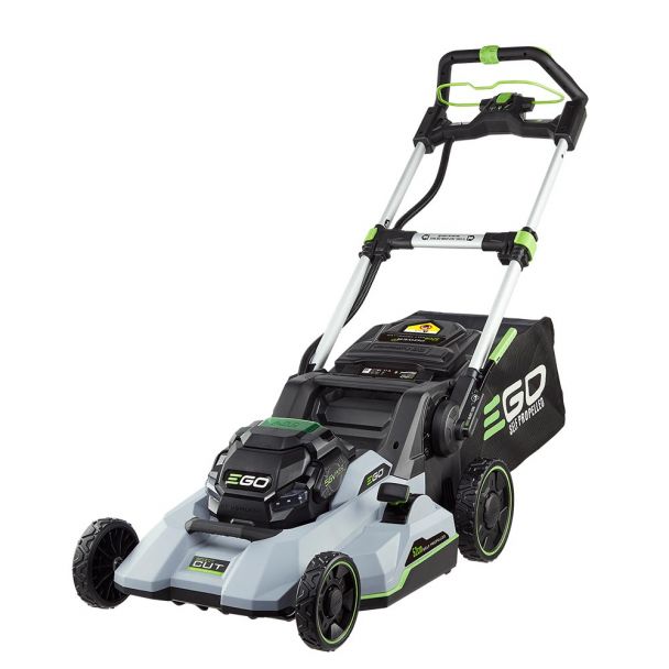 Set masina electrica de tuns gazon Ego Professional LM2135E-SP, 52 cm, autopropulsie, cu acumulator Li-Ion 56 V/7.5 Ah, incarcator CH5500E