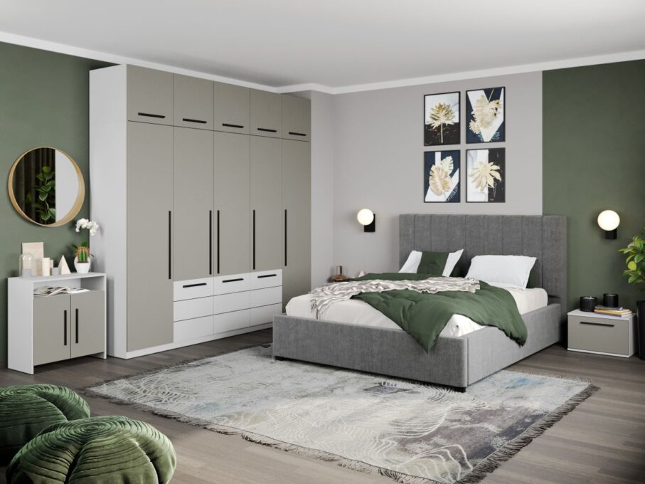 Set Mobila Dormitor Casmir / Alb Soares C27
