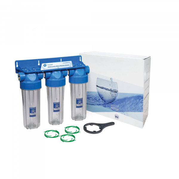 Sistem de filtrare Triplex 10   in 3 etape Aquafilter FHPLCLx-D-TRIPLE
