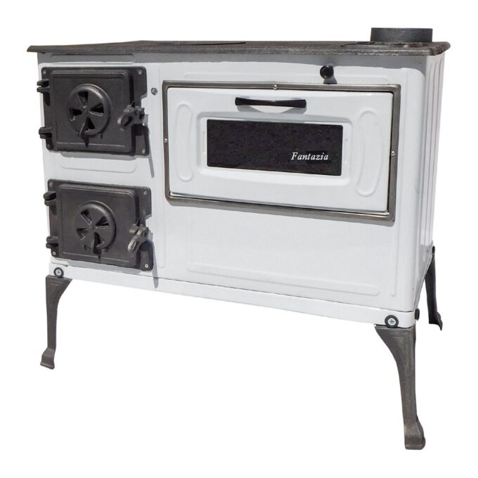 Soba pentru gatit Fantazia Alb 6.7 KW Dreapta