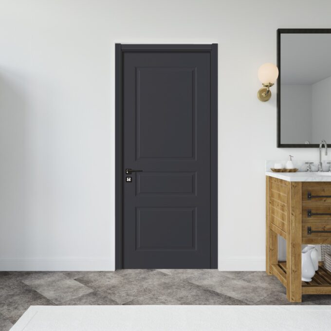 Usa interior din MDF SY 2102 reversibila toc inclus gri antracit 60 x 200 cm