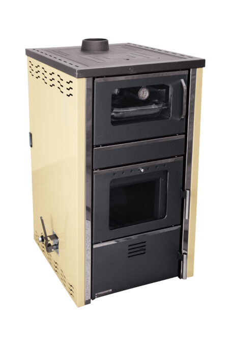 Termosemineu FORNELLO AVANOS 32  pe combustibil solid  ( lemn,carbune,bricheti ) ce se poate utiliza atat pentru incalzirea  locuintelor, cat si pentru gatit (este prevazuta cu plita si cuptor) si este echipat cu pompa de circulatie