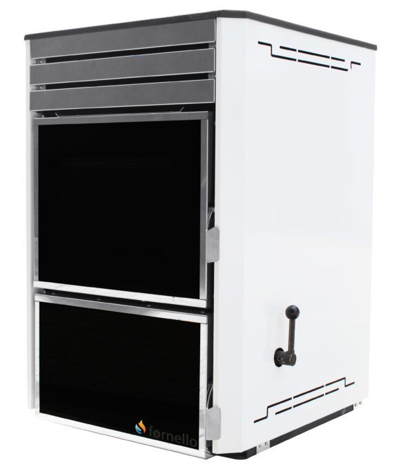 Termosemineu Fornello Dila Eco 29 kw pe combustibil solid ( lemn,carbune,bricheti ), pompa circulare grundfos, termometru, termostat, regulator tiraj, gratar ardere fonta, curatare facila gratar ardere
