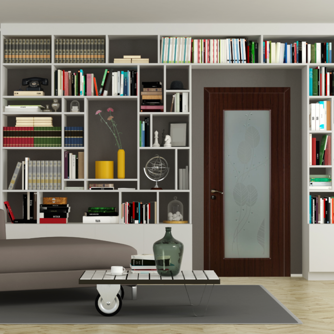Usa de interior din lemn Fashion  cu geam  FSH 112 2000/800 Teak
