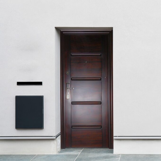 Usa metalica intrare apartament REG-FM 003  maro  86 x 205 cm  dreapta
