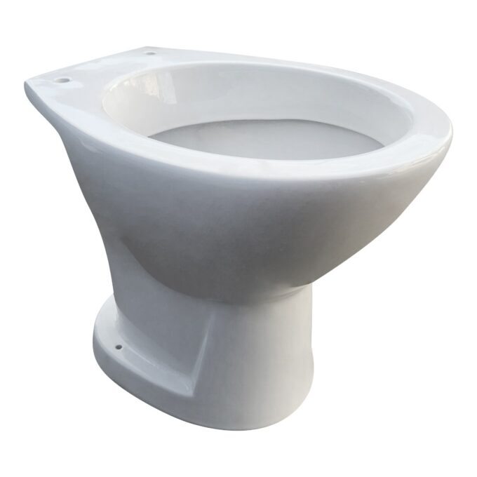Vas WC pe pardoseala pentru curte Rustic Neo  iesire verticala  alb