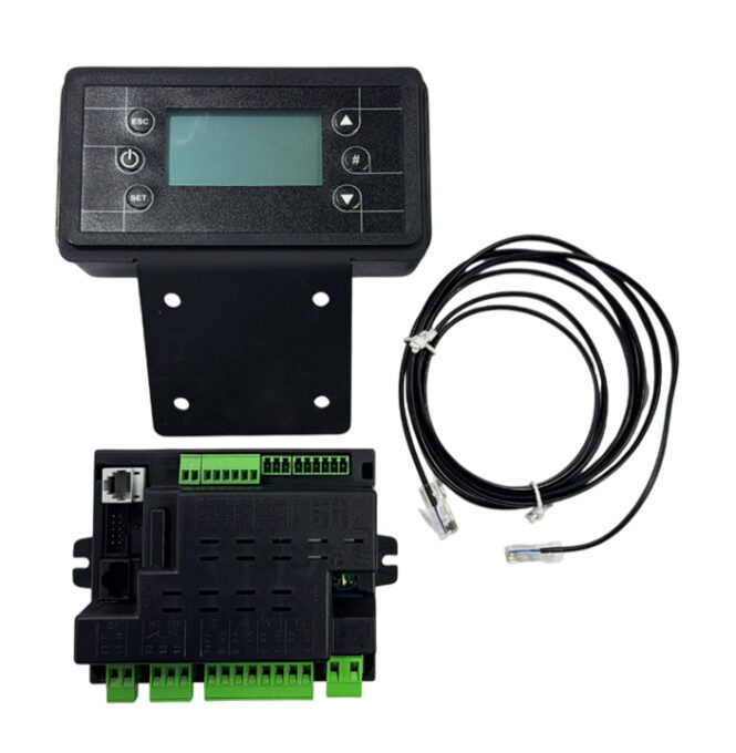 Set placa electronica cu display si cablu date, pentru centrale si termoseminee pe peleti Fornello Calore Compact si Fornello Incanto Compact 25 sau 35 kw